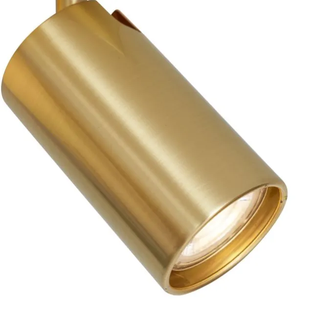 Moderne Deckenleuchte Messing 2-flammig neigbar - Lesly