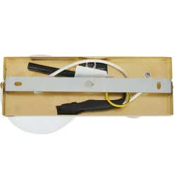 Moderne Deckenleuchte Messing 2-flammig neigbar - Lesly