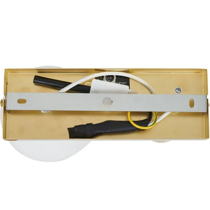 Moderne Deckenleuchte Messing 2-flammig neigbar - Lesly