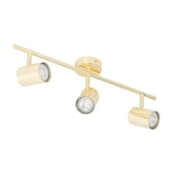 Moderne Deckenleuchte Messing 3-flammig verstellbar - Jeana