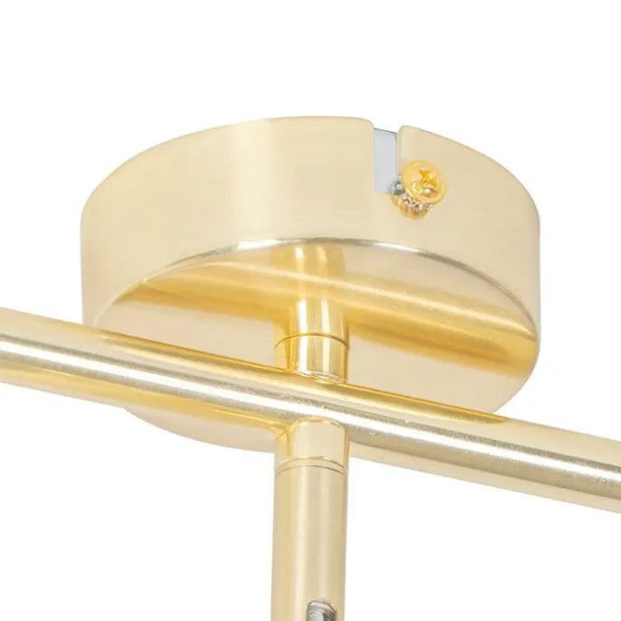 Moderne Deckenleuchte Messing 3-flammig verstellbar - Jeana