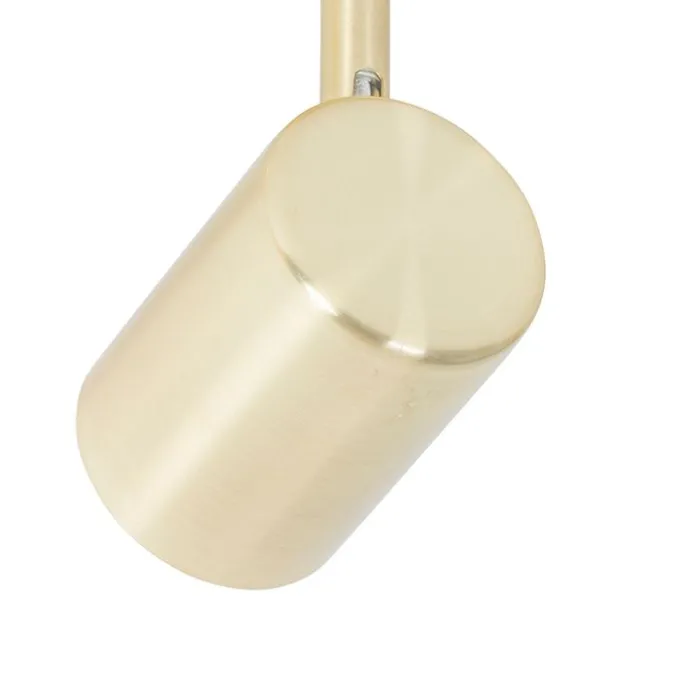 Moderne Deckenleuchte Messing 3-flammig verstellbar - Jeana