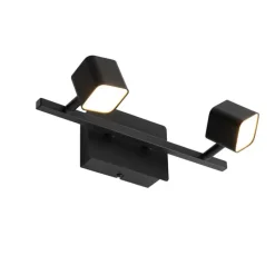 Moderne Deckenleuchte schwarz inkl. LED 2-flammig - Nola