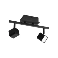 Moderne Deckenleuchte schwarz inkl. LED 2-flammig - Nola