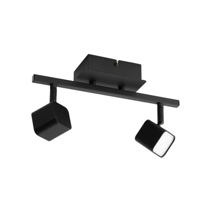 Moderne Deckenleuchte schwarz inkl. LED 2-flammig - Nola