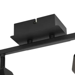 Moderne Deckenleuchte schwarz inkl. LED 2-flammig - Nola