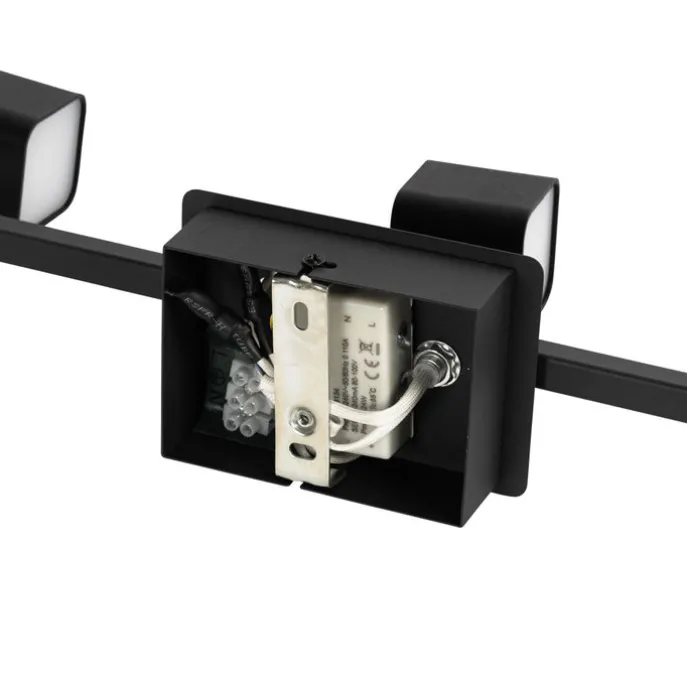 Moderne Deckenleuchte schwarz inkl. LED 2-flammig - Nola