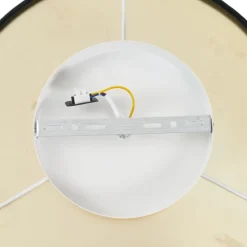 Moderne Deckenleuchte Schwarz Samt inkl. LED 3-Stufen Dimmbar - Bredow