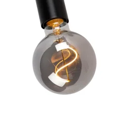 Moderne Deckenleuchte schwarz 9 cm - Facil