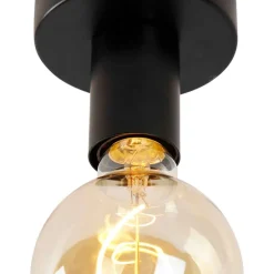 Moderne Deckenleuchte schwarz 9 cm - Facil