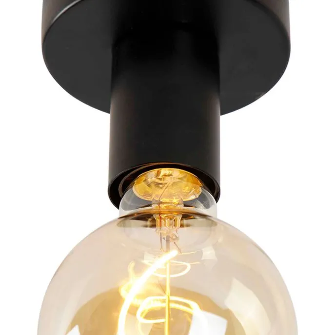 Moderne Deckenleuchte schwarz 9 cm - Facil