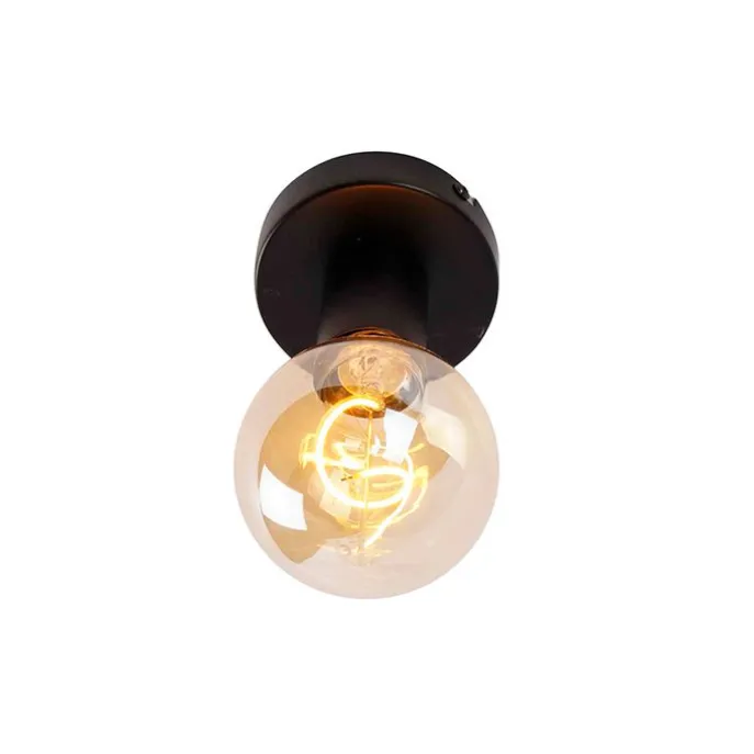 Moderne Deckenleuchte schwarz 9 cm - Facil