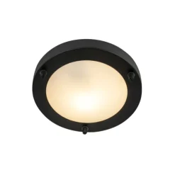 Moderne Deckenleuchte schwarz IP44 - Yuma 18