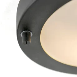 Moderne Deckenleuchte schwarz IP44 - Yuma 18