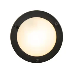 Moderne Deckenleuchte schwarz IP44 - Yuma 18