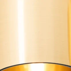 Moderne Deckenleuchte schwarz mit goldenen 6 Lichtern - Lofty