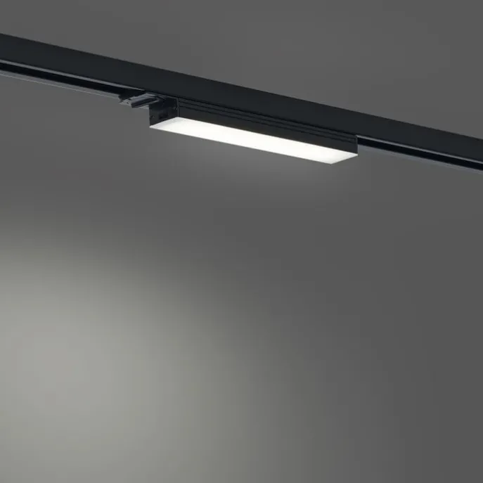 Moderne Deckenleuchte Schwarz für Schienenbeleuchtungssystem 1-Phasen 5W 400 lm 2700-4000K - Iconic Tsiri