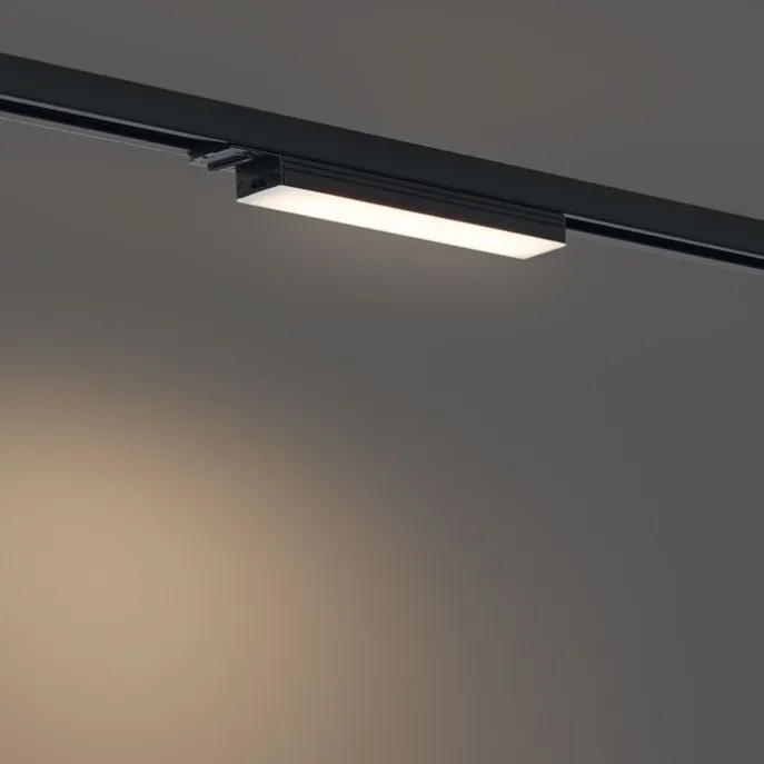 Moderne Deckenleuchte Schwarz für Schienenbeleuchtungssystem 1-Phasen 5W 400 lm 2700-4000K - Iconic Tsiri