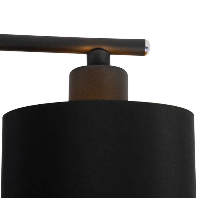 Moderne Deckenleuchte schwarz 6-Flammig - Lofty