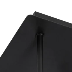 Moderne Deckenleuchte schwarz 5-Licht mit Rauchglas - Athen