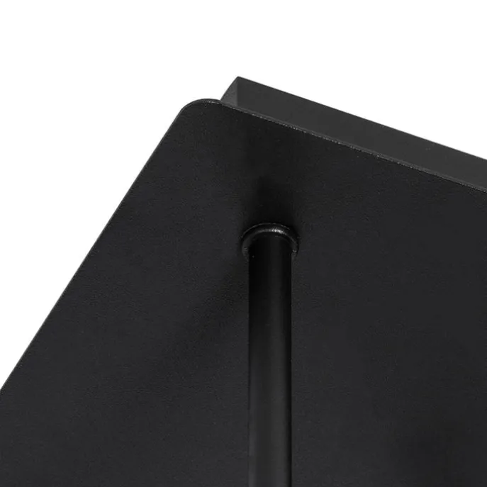 Moderne Deckenleuchte schwarz 5-Licht mit Rauchglas - Athen