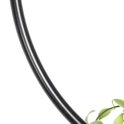 Moderne Deckenleuchte schwarz mit Glas rund - Roslini