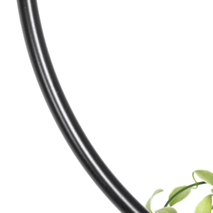 Moderne Deckenleuchte schwarz mit Glas rund - Roslini