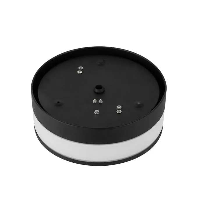 Moderne Deckenleuchte schwarz 23 cm IP44 - Flavi