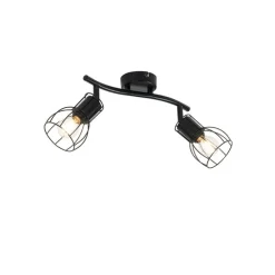 Moderne Deckenleuchte schwarz 2-Licht verstellbar - Botu