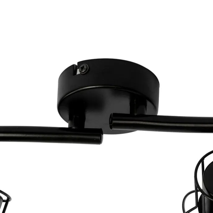 Moderne Deckenleuchte schwarz 86 cm 4-Licht - Botu