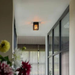 Moderne Deckenleuchte Schwarz Würfel - Cela