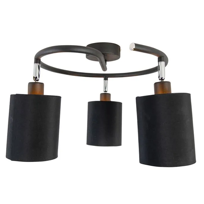 Moderne Deckenleuchte schwarz - Lofty