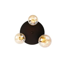 Moderne Deckenleuchte schwarz 3-flammig - Facil