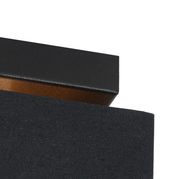 Moderne Deckenleuchte schwarz mit Gold - VT 1