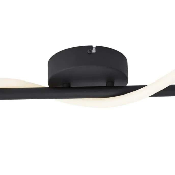 Moderne Deckenleuchte Schwarz inkl. LED 3-Stufen Dimmbar - Keri