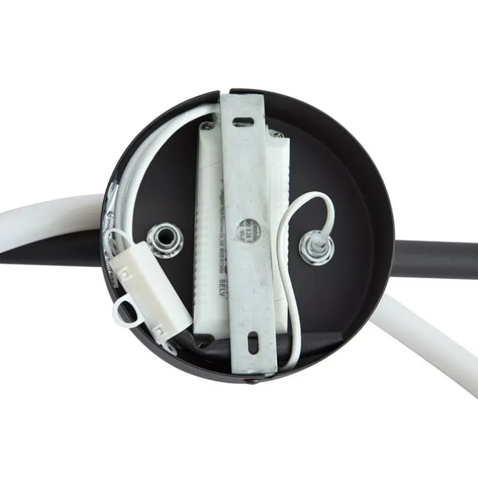 Moderne Deckenleuchte Schwarz inkl. LED 3-Stufen Dimmbar - Keri