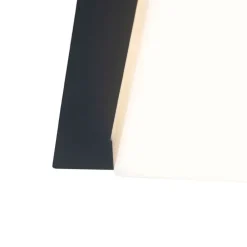 Moderne Deckenleuchte schwarzes Quadrat inkl. LED IP44 - Lys