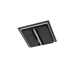 Moderne Deckenleuchte schwarzes Quadrat inkl. LED IP44 - Lys