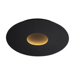 Moderne Deckenleuchte Schwarz 40cm inkl. LED 3-Stufen Dimmbar - Morning