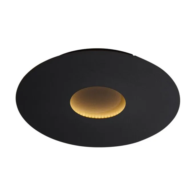 Moderne Deckenleuchte Schwarz 40cm inkl. LED 3-Stufen Dimmbar - Morning