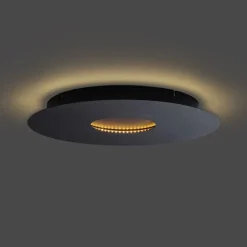 Moderne Deckenleuchte Schwarz 40cm inkl. LED 3-Stufen Dimmbar - Morning