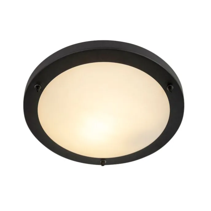 Moderne Deckenleuchte schwarz IP44 - Yuma 31