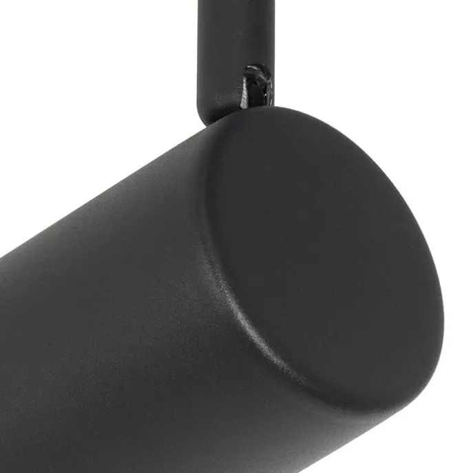 Moderne Deckenleuchte schwarz 5-flammig verstellbar quadratisch - Jeana