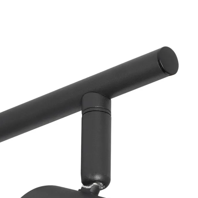 Moderne Deckenleuchte schwarz 5-flammig verstellbar quadratisch - Jeana