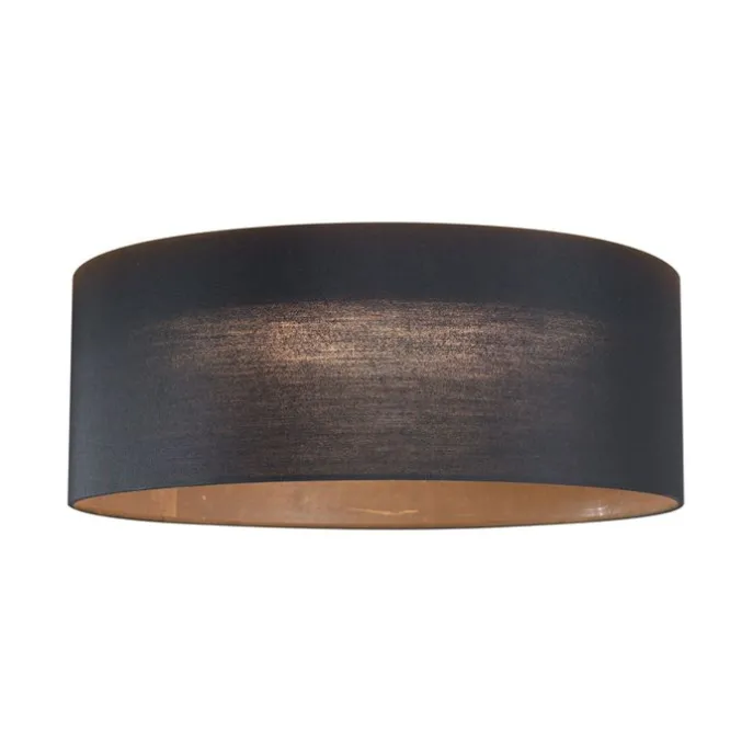 Moderne Deckenleuchte Schwarz Transparent 40cm inkl. LED 3-Stufen Dimmbar - Sue