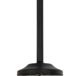 Moderne Deckenleuchte schwarz 9-Licht mit Rauchglas - Athen