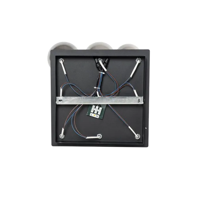 Moderne Deckenleuchte schwarz 9-Licht mit Rauchglas - Athen