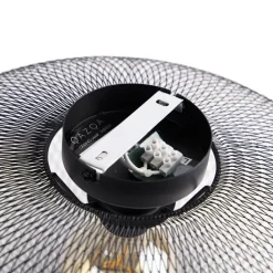 Moderne Deckenleuchte schwarz 45 cm - Mesh Ball