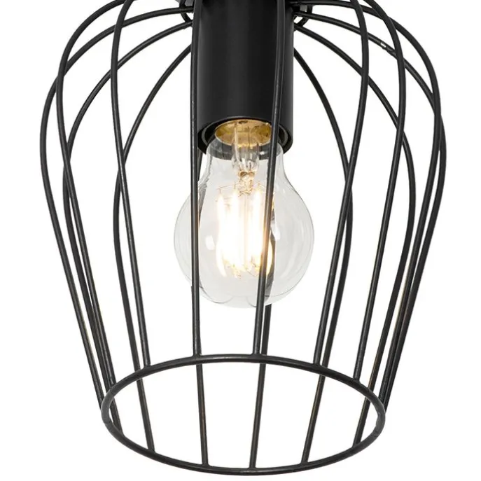 Moderne Deckenleuchte Schwarz Draht - Palica