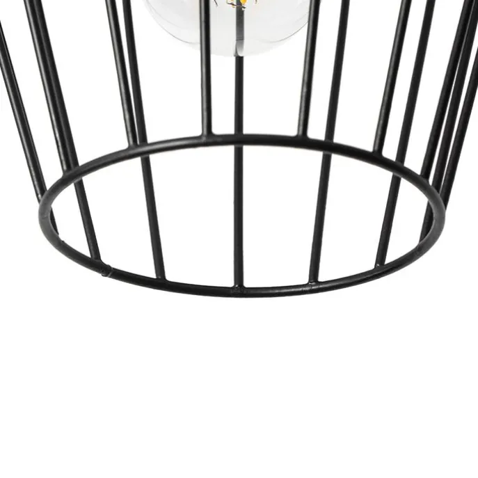 Moderne Deckenleuchte Schwarz Draht - Palica